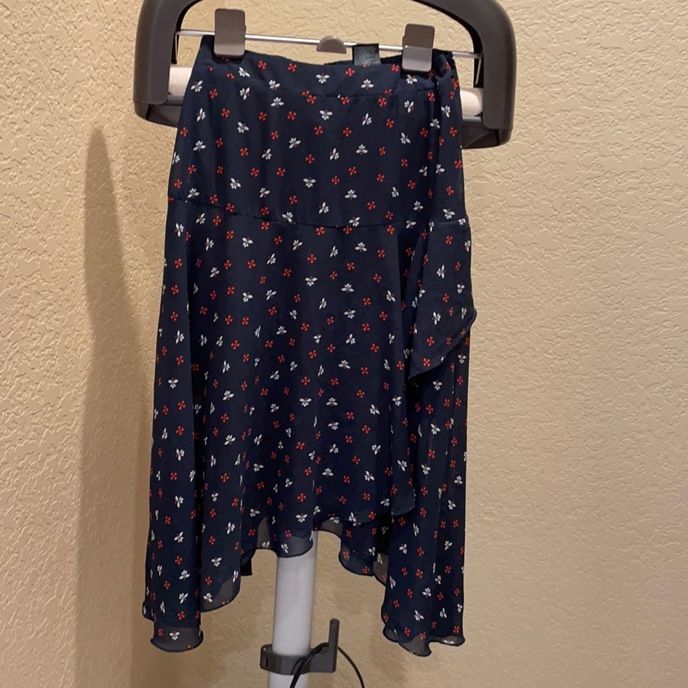 H&M flower midi skirt
